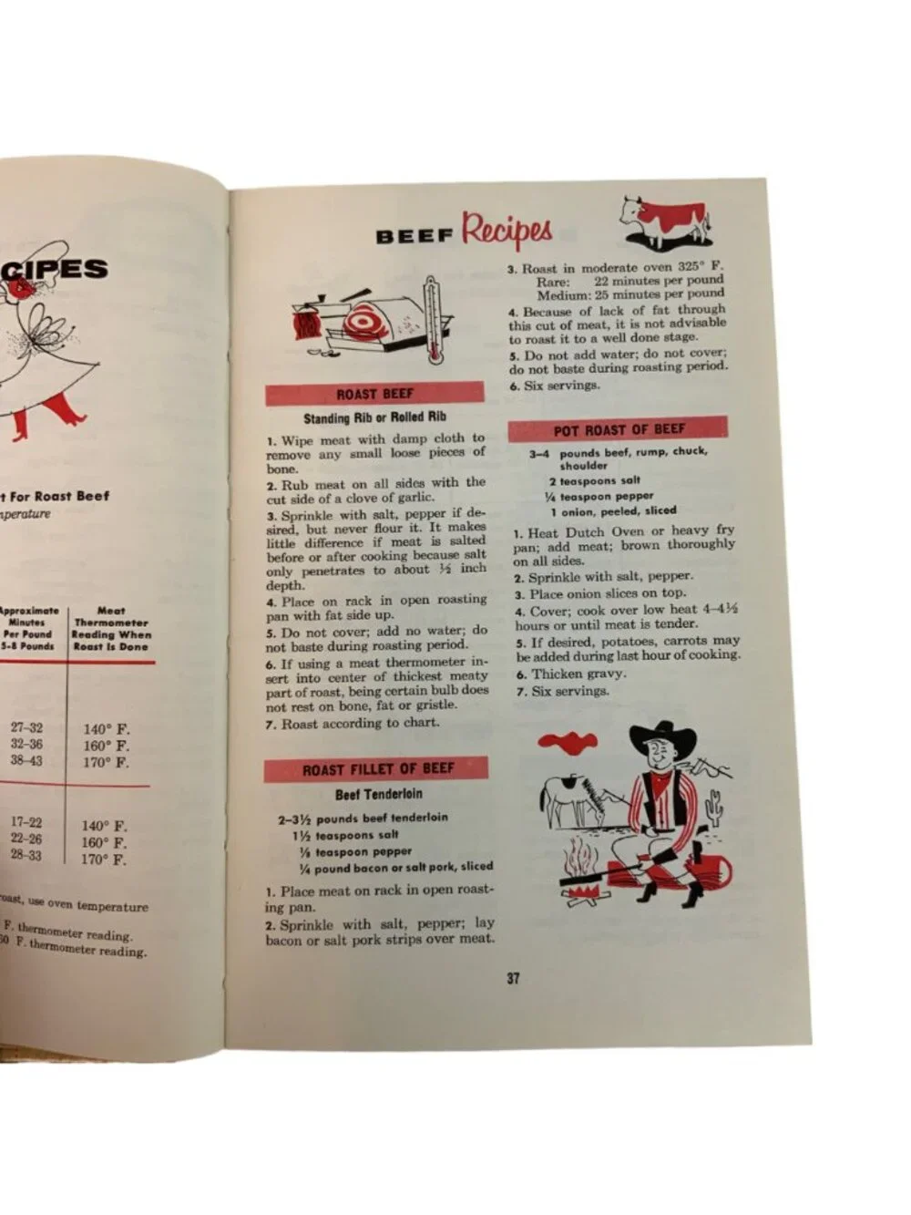 Cutco Cook Book Meat & Poultry Cookery 1961 Hardcover Vintage